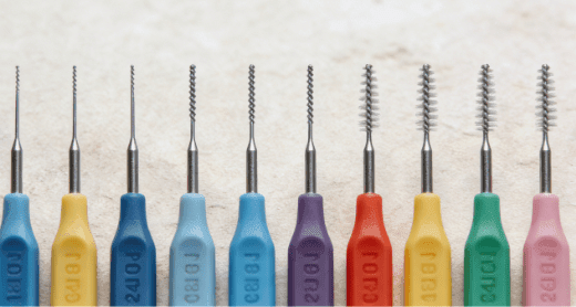 escova interdental macia